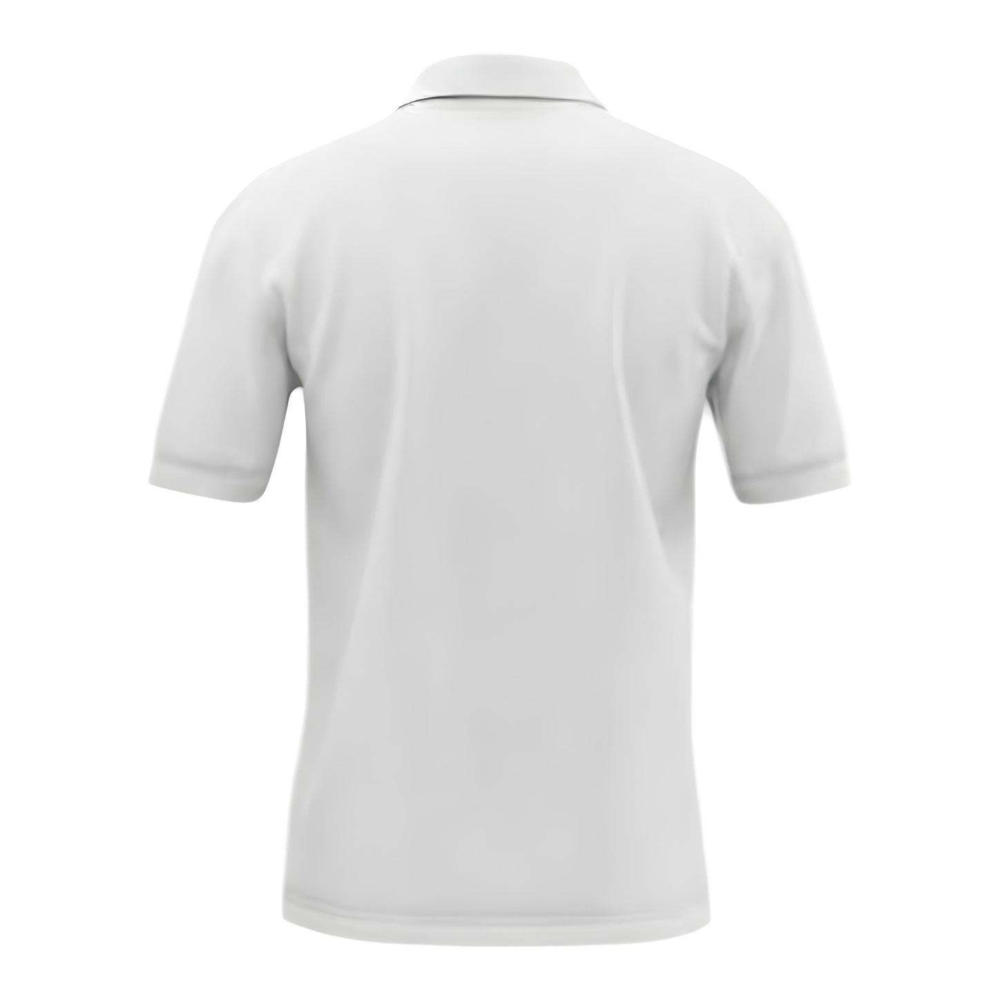 Classic Regular Fit White Polo with Signature Black Logo